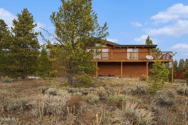 90 Gcr 864, Tabernash, CO 80478 - back of property featuring a wooden deck