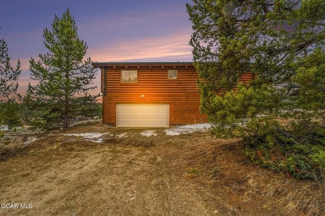 90 Gcr 864, Tabernash, CO 80478 - property exterior at dusk featuring a garage