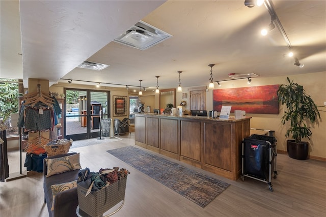 welcome area with visible vents