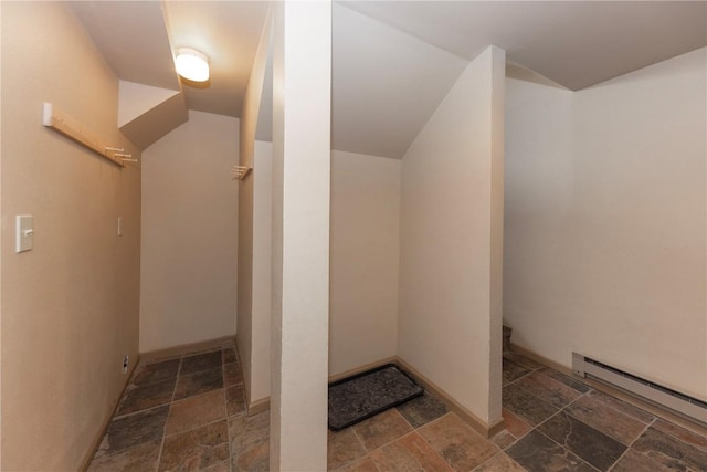 1120 Baldy Rd, Breckenridge, CO 80424 - full bath with a baseboard radiator and stone tile floors