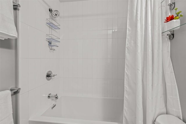 2350 Ski Trail Ln Unit 112, Steamboat Springs, CO 80487 - bathroom featuring shower / bathtub combination with curtain
