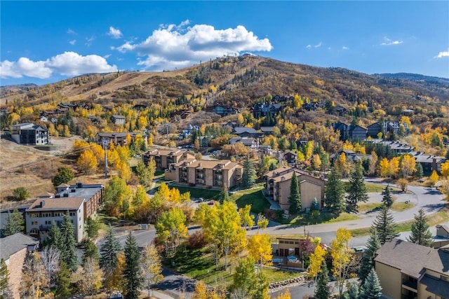 2350 Ski Trail Ln Unit 112, Steamboat Springs, CO 80487 - aerial view of property's location with a mountainous background and nearby suburban area