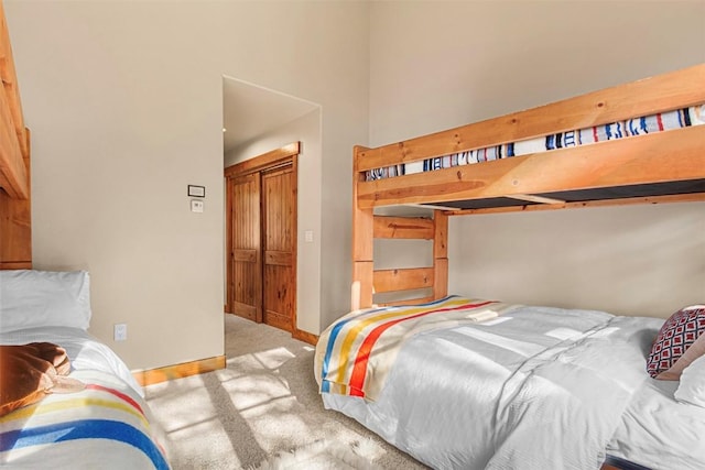 366 Moonstone Rd, Breckenridge, CO 80424 - bedroom with carpet flooring and a towering ceiling