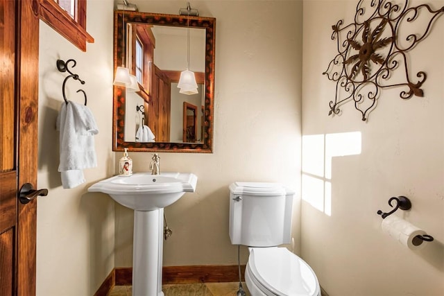 366 Moonstone Rd, Breckenridge, CO 80424 - half bath featuring toilet and baseboards