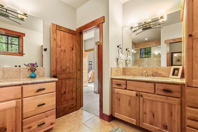 366 Moonstone Rd, Breckenridge, CO 80424 - bathroom featuring vanity and a stall shower
