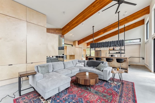 1009 American Way, Breckenridge, CO 80424 - living area with ceiling fan