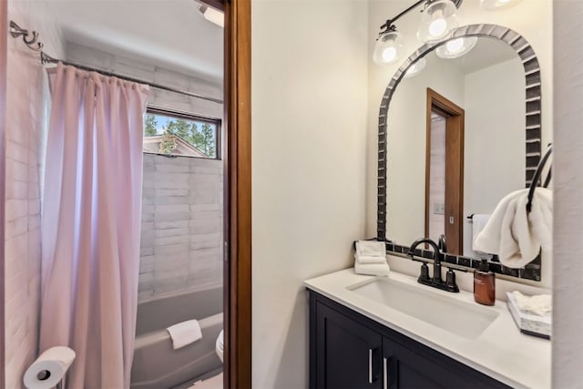 1009 American Way, Breckenridge, CO 80424 - full bath featuring vanity, shower / tub combo with curtain, and toilet