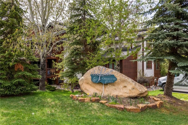 435 Ore House Plz Unit 202, Steamboat Springs, CO 80487 - community sign with a yard