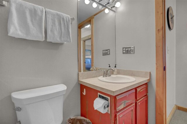 1805 River Queen Ln Unit 201, Steamboat Springs, CO 80487 - bathroom with toilet and vanity