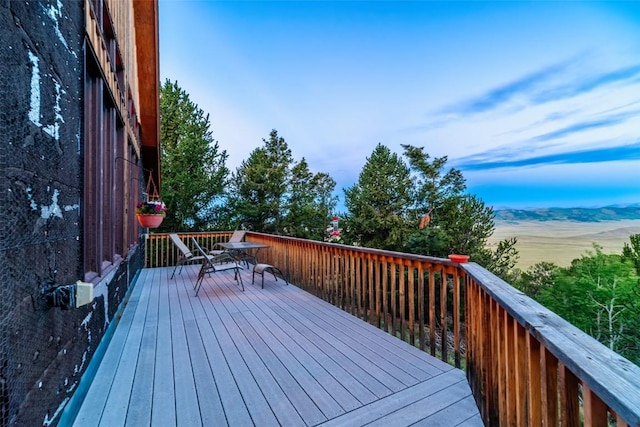 1023 Raven Way, Como, CO 80432 - deck with outdoor dining space
