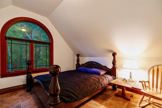 1023 Raven Way, Como, CO 80432 - bedroom featuring lofted ceiling and baseboards