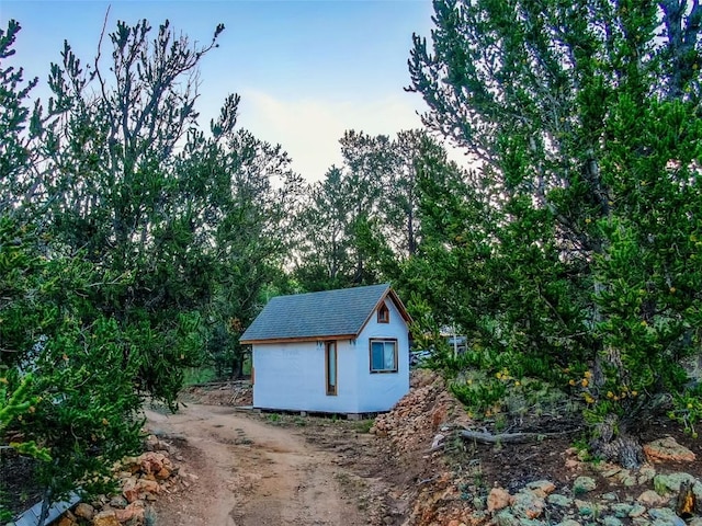 1023 Raven Way, Como, CO 80432 - view of shed featuring dirt driveway