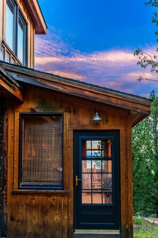 1023 Raven Way, Como, CO 80432 - view of exterior entry