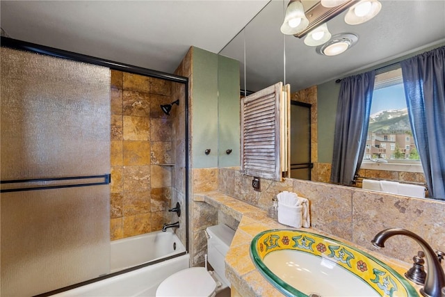 9490 Ryan Gulch Rd Unit 94202, Silverthorne, CO 80498 - bathroom with bath / shower combo with glass door and vanity