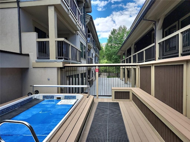 655 Four Oclock Rd Unit 209, Breckenridge, CO 80424 - view of wooden terrace