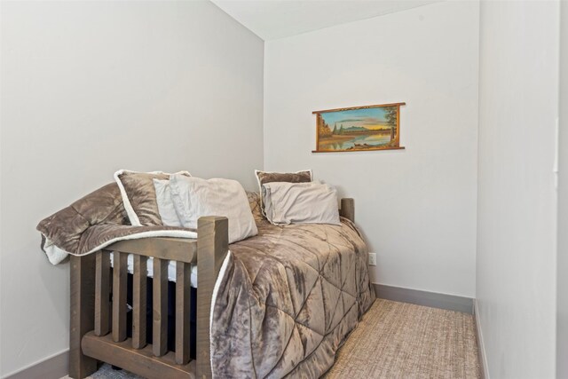 bedroom with baseboards
