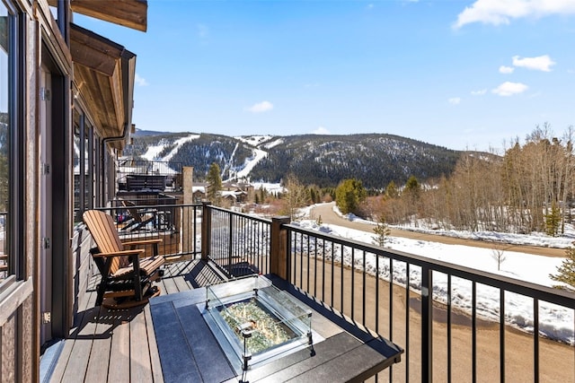 188 Caravelle Dr Unit 19, Keystone, CO 80435 - snow covered back of property featuring a mountain view