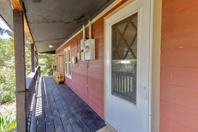 200 N Grant Ave, Oak Creek, CO 80467 - view of wooden porch