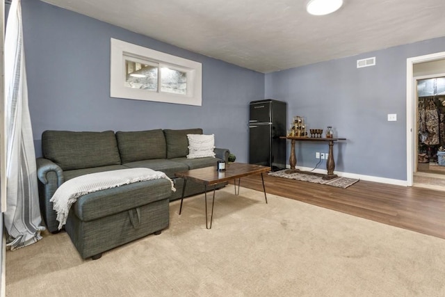 200 N Grant Ave, Oak Creek, CO 80467 - living room with wood finished floors and baseboards