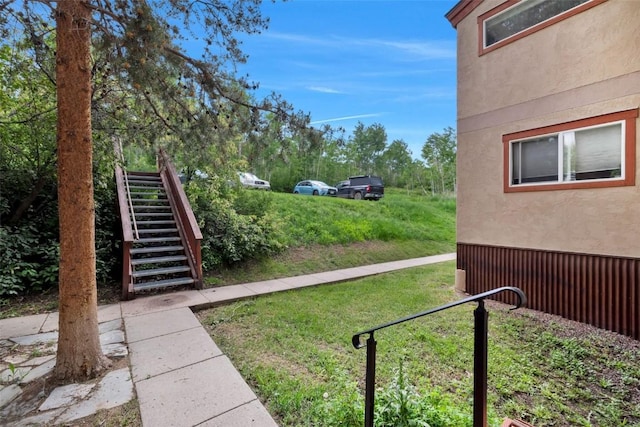 23015 Schussmark Trl Unit C, Oak Creek, CO 80467 - view of yard with stairway