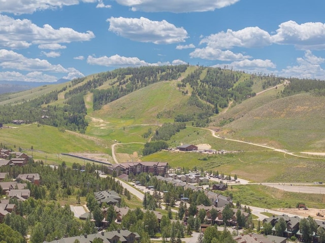 818 Lower Ranch View Rd, Granby, CO 80446 - aerial view of residential area with a mountain backdrop