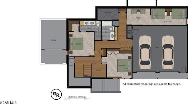 818 Lower Ranch View Rd, Granby, CO 80446 - view of room layout