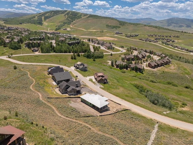818 Lower Ranch View Rd, Granby, CO 80446 - aerial view of property's location with a mountain backdrop