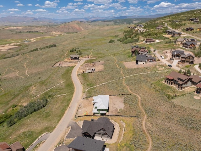 818 Lower Ranch View Rd, Granby, CO 80446 - aerial view of property and surrounding area with a mountainous background