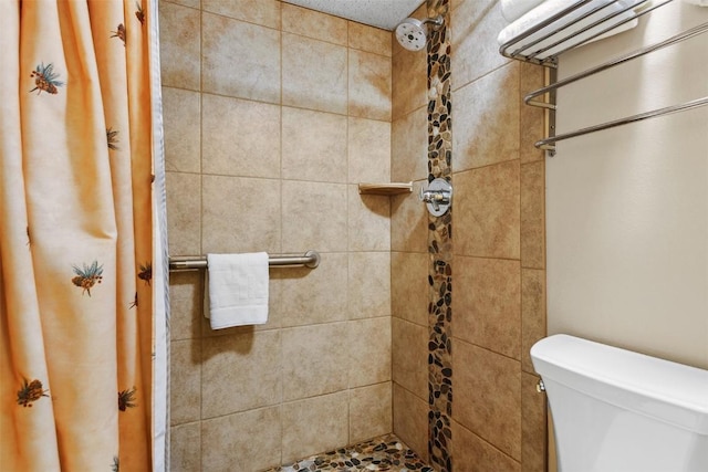 705 Snowberry Ln Unit 303, Breckenridge, CO 80424 - bathroom featuring tiled shower and toilet