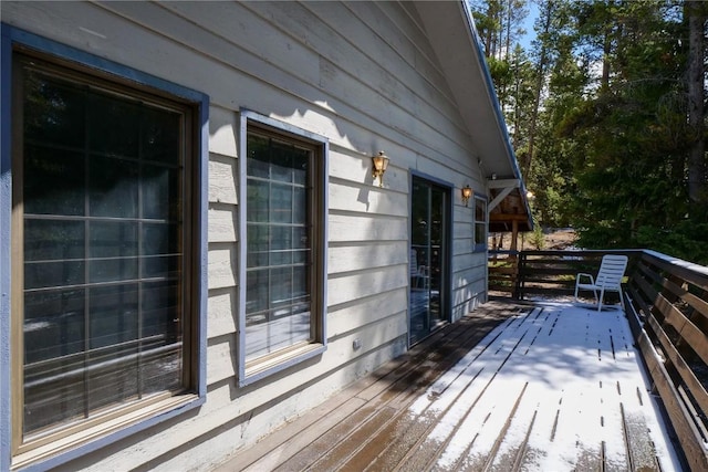 212 Briar Rose Ln, Breckenridge, CO 80424 - view of wooden deck