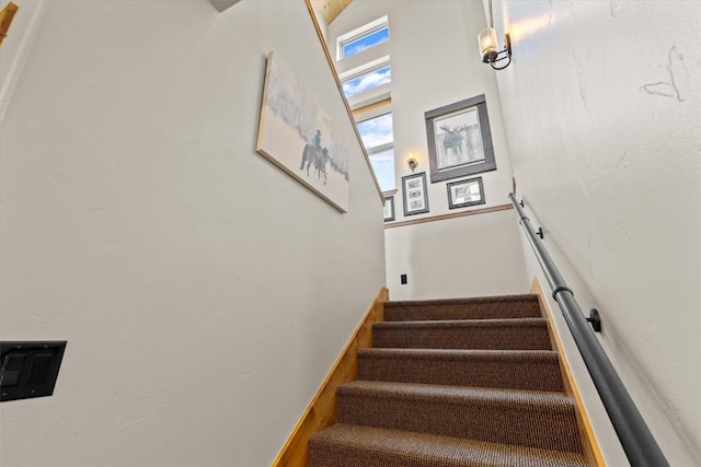 view of stairs