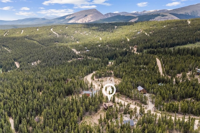 1576 Bobcat Ln, Fairplay, CO 80440 - aerial view of a forest and mountains