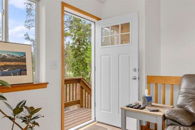 1576 Bobcat Ln, Fairplay, CO 80440 - foyer entrance featuring stairway