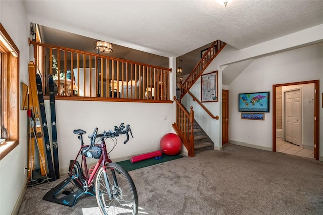 40870 Purple Sage St, Steamboat Springs, CO 80487 - exercise room featuring carpet flooring and baseboards