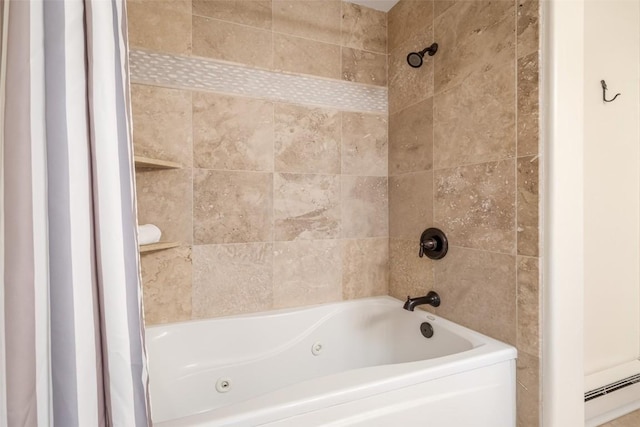 1463 Flattop Cir Unit 302, Steamboat Springs, CO 80487 - full bathroom with a combined bath / shower with jetted tub