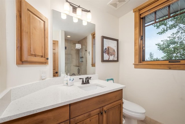 1463 Flattop Cir Unit 302, Steamboat Springs, CO 80487 - bathroom with vanity and a stall shower