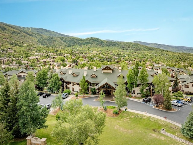1463 Flattop Cir Unit 302, Steamboat Springs, CO 80487 - aerial view of residential area with mountains