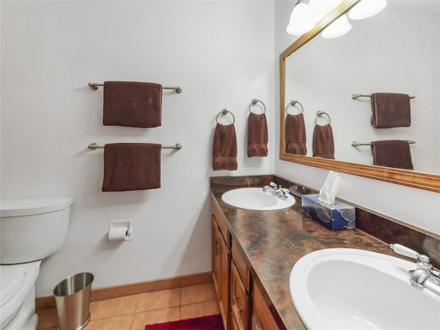 1346 Rainbow Dr, Silverthorne, CO 80498 - bathroom with tile patterned flooring and double vanity