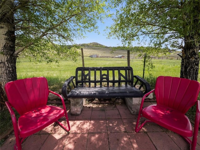 1346 Rainbow Dr, Silverthorne, CO 80498 - view of patio featuring a rural view