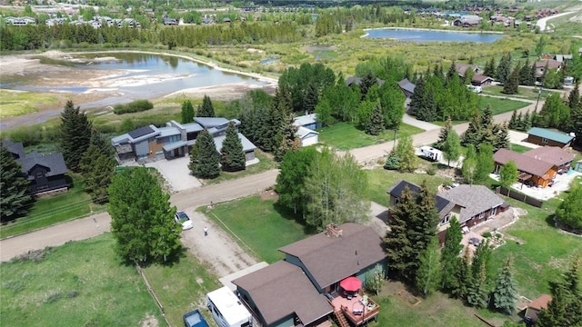 1346 Rainbow Dr, Silverthorne, CO 80498 - aerial view of property and surrounding area featuring nearby suburban area
