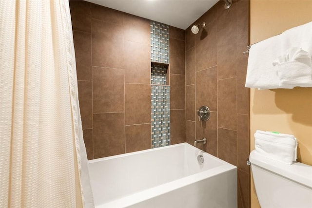 1945 Cornice Rd Unit 304 2334, Steamboat Springs, CO 80487 - full bathroom featuring shower / bath combination with curtain and toilet