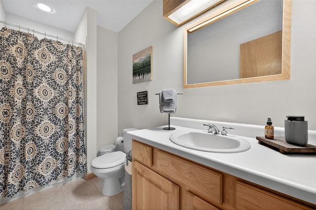 773 Range Rd, Breckenridge, CO 80424 - full bathroom with vanity, tile patterned flooring, and curtained shower