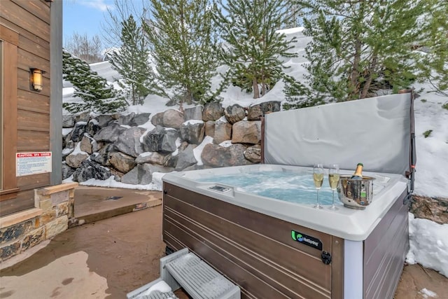 2542 Ski Trail Ln, Steamboat Springs, CO 80487 - exterior space with a jacuzzi