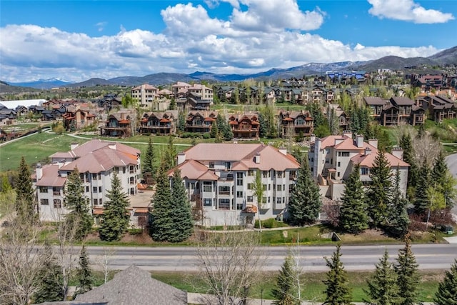 2800 Eagleridge Dr Unit C7, Steamboat Springs, CO 80487 - aerial perspective of suburban area with a mountain backdrop
