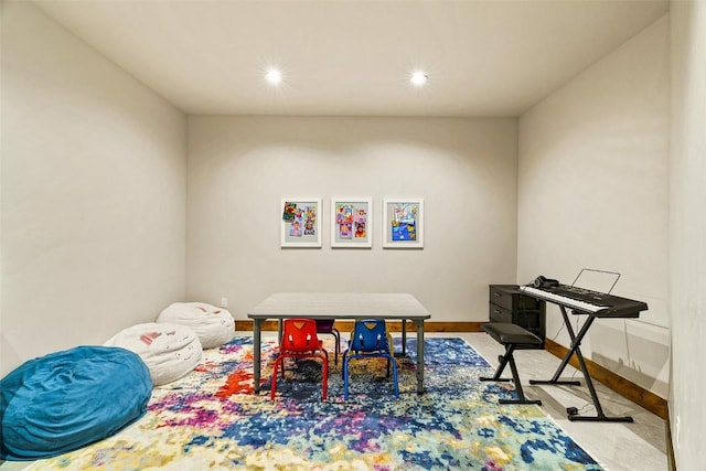455 Highfield Trl, Breckenridge, CO 80424 - recreation room with recessed lighting and baseboards