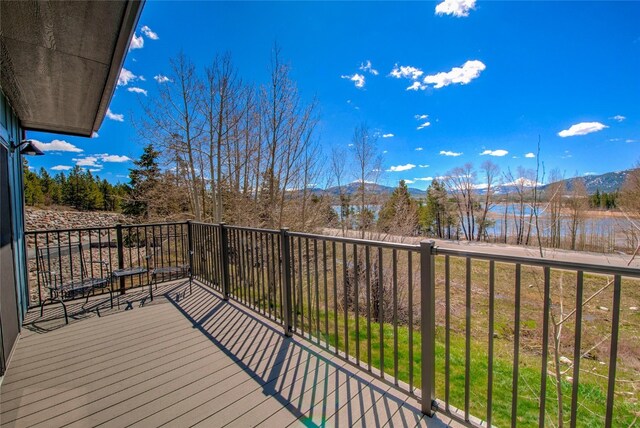 1610 Lakeview Ter Unit 1600, Frisco, CO 80443 - balcony with a mountain view