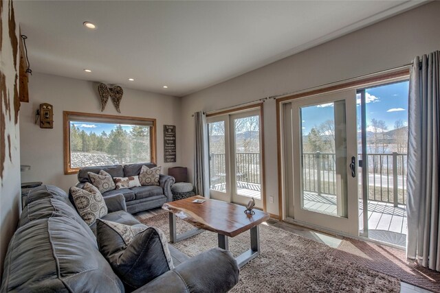 1610 Lakeview Ter Unit 1600, Frisco, CO 80443 - living room with recessed lighting