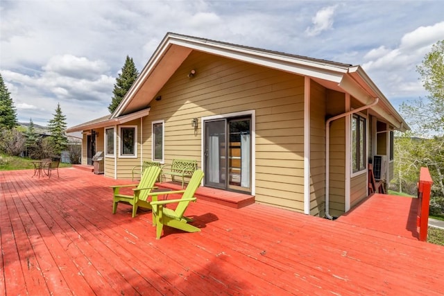 663 Amethyst Dr, Steamboat Springs, CO 80487 - wooden deck featuring area for grilling