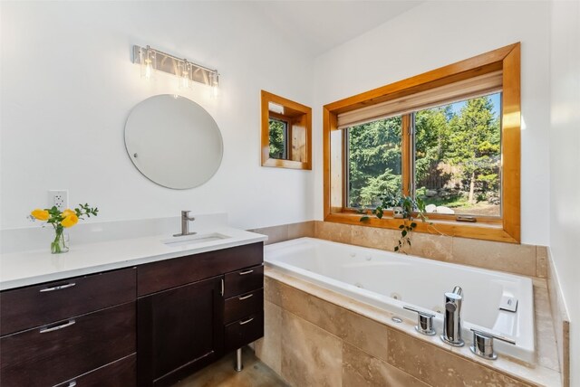 475 Vail Cir, Dillon, CO 80435 - full bathroom featuring vanity and a jetted tub