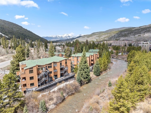 1513 E Keystone Rd Unit 2967, Keystone, CO 80435 - drone / aerial view featuring a mountain view
